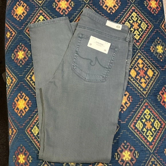 AG Women’s Prima Mid Rise Blue Cigarette Ankle Pants Size 30R NWT - Picture 6 of 11